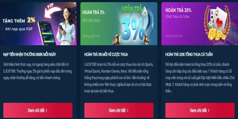 Thưởng nạp lại và ưu đãi VIP tại nuw88 win